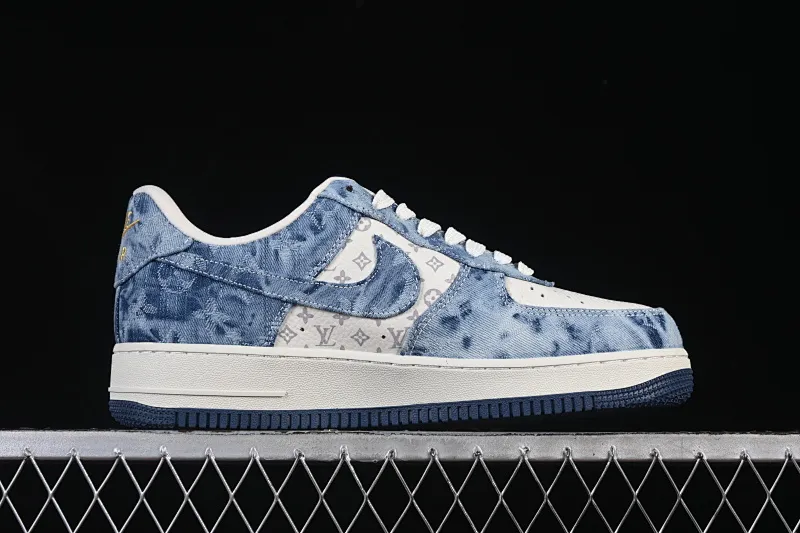 All categories Nk Air Force 1 Air Force series Nk Air Force 1 Low Air Force low-top Nike Air Force 1'07 Low LV joint denim blue Air Force 1 low-top casual sneakers YF9511-818